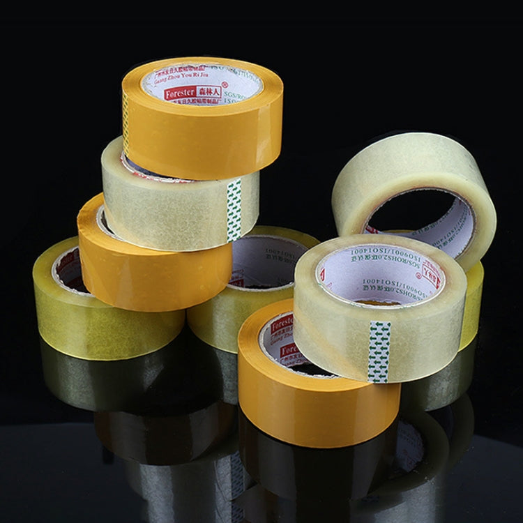 48mm Width 15mm Thickness Package Sealing Packing Tape Roll Sticker