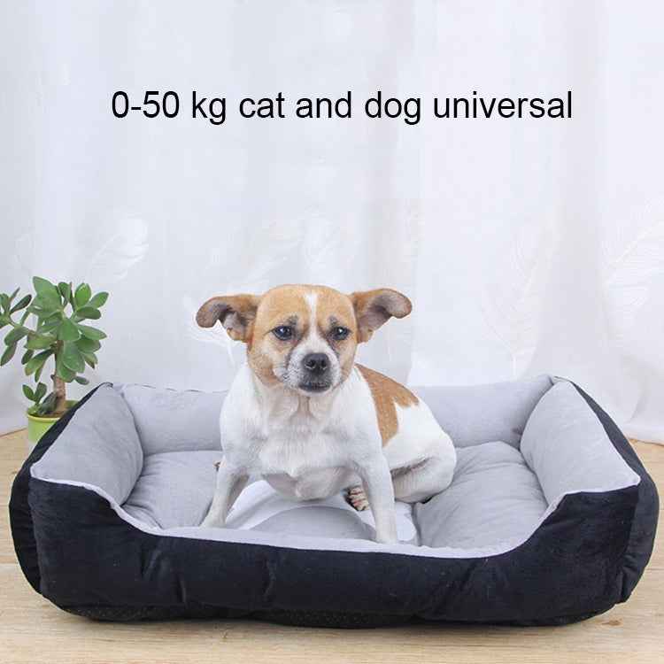 Dog Bone Pattern Big Soft Warm Kennel Pet Dog Cat Mat Blanket, Size: XXS, 45×30×15cm