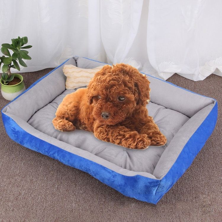 Dog Bone Pattern Big Soft Warm Kennel Pet Dog Cat Mat Blanket, Size: S, 60×45×15cm, Size: S