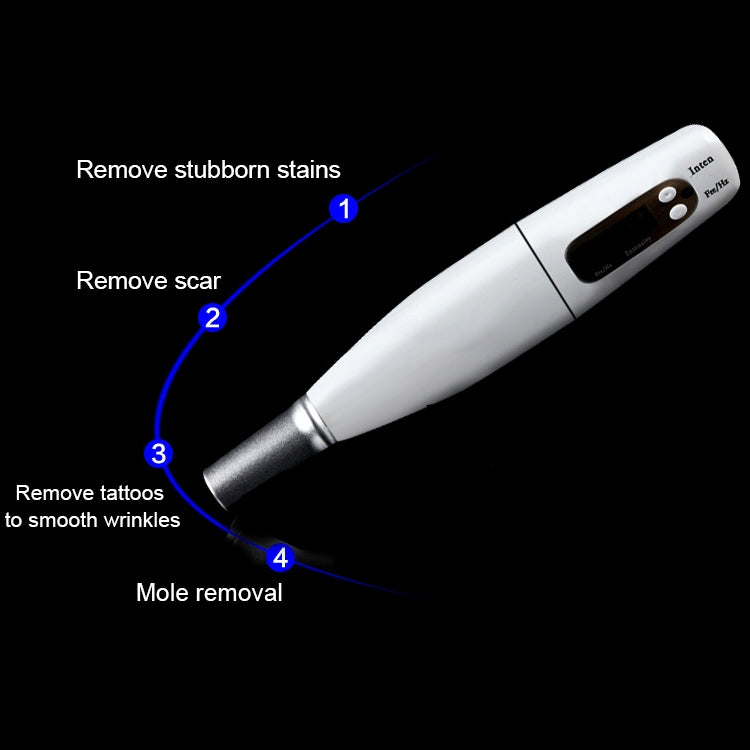 Handheld Picosecond Portable (Removing Tattoo Freckle Mole Dot) Machine Laser Plasma Beauty Care Pen, USB / Red Light, USB / Blue Light