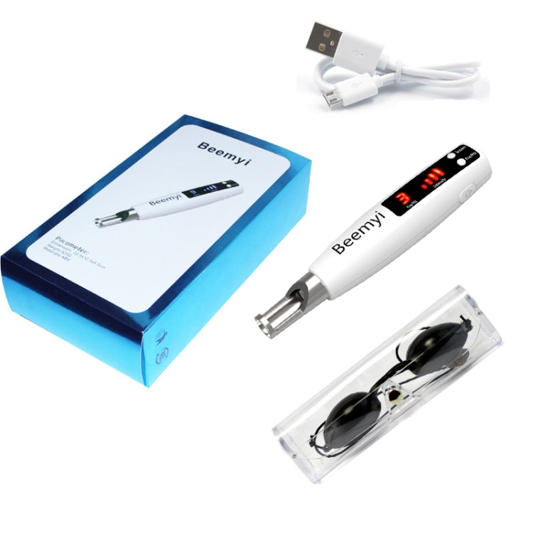 Handheld Picosecond Portable (Removing Tattoo Freckle Mole Dot) Machine Laser Plasma Beauty Care Pen, USB / Red Light, USB / Blue Light