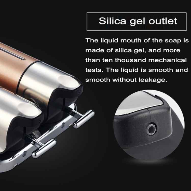 Hotel Shower Manual Dispenser Wall Mounted Washing Liquid Shampoo Soap Bottle, Capacity: 500ml, 500ml/Stainless Steel