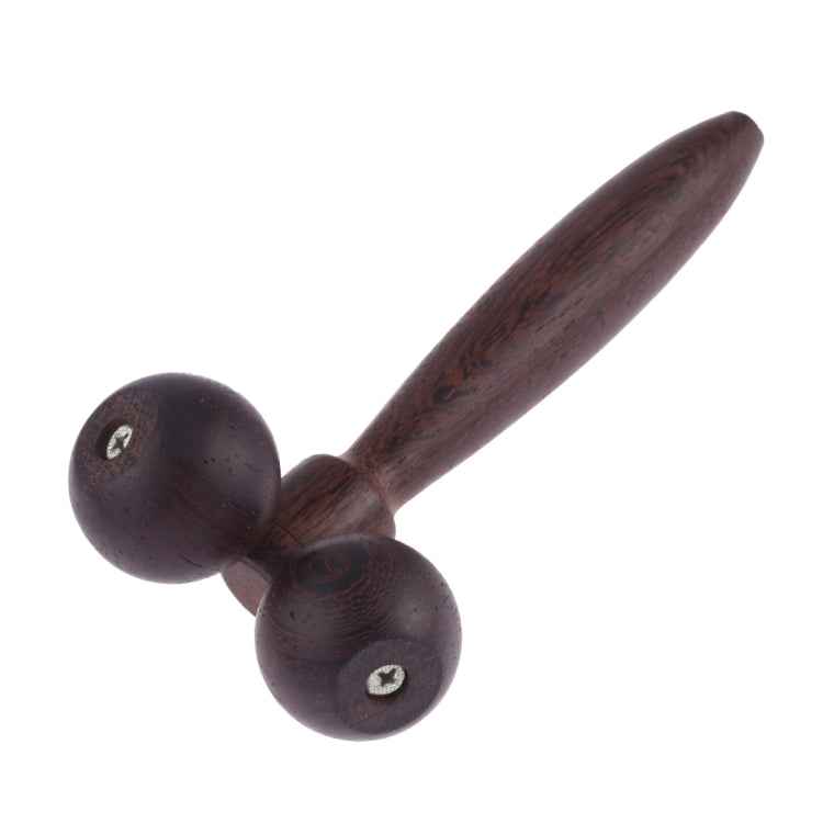Wenge Solid Wood Manual Roller Massager