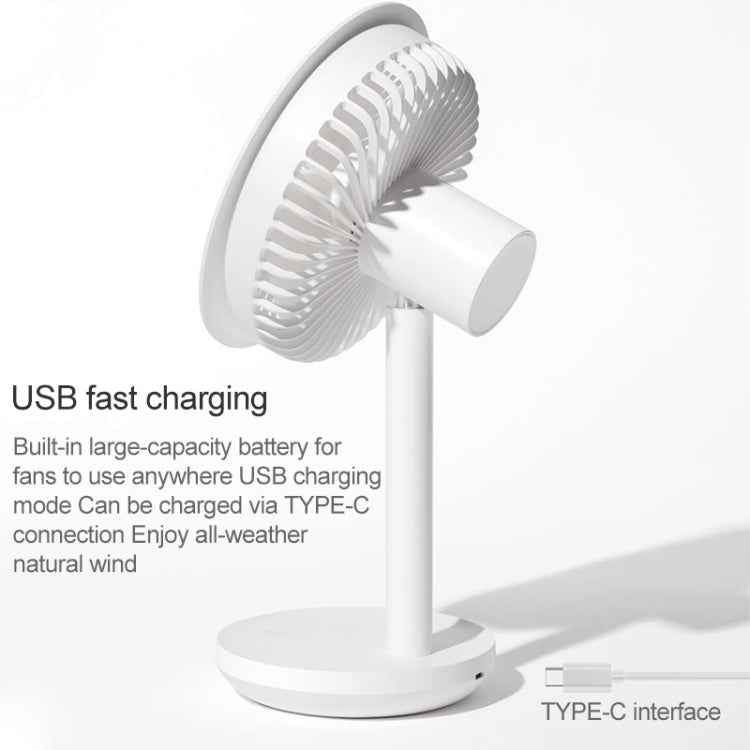 Original Xiaomi Youpin SOLOVE USB Charging Desktop Electric Fan Dormitory Office Mini Fan, with 3 Speed Control