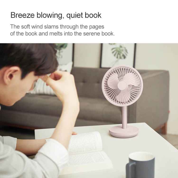 Original Xiaomi Youpin SOLOVE USB Charging Desktop Electric Fan Dormitory Office Mini Fan, with 3 Speed Control