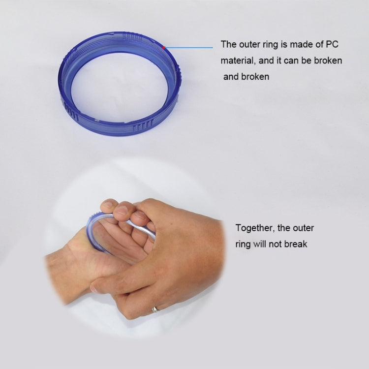 PC Negative Ions Shower Head, Size: Small, Interface: 2cm, Size: Small(Blue), Size: Small(Transparent)