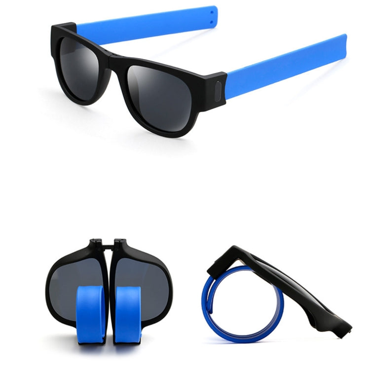 New Fashion Crimp Folding Mirror Pops Polarized Sunglasses Casual UV400 Protection Glasses for Men / Women