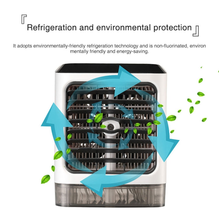 Mini Desktop Cooling Fan Humidifier Air Conditioning Fan Moisturizing Spray Fan