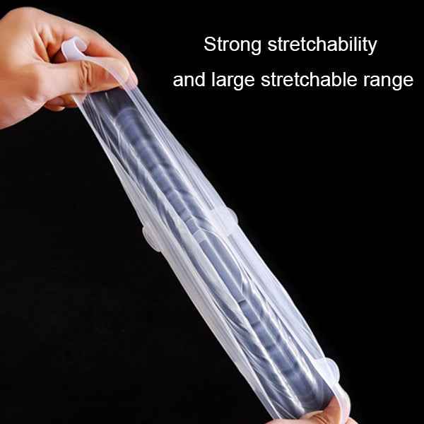 6 PCS / Set Food Grade Silicone Sealing Lids Fresh Keeping Covers