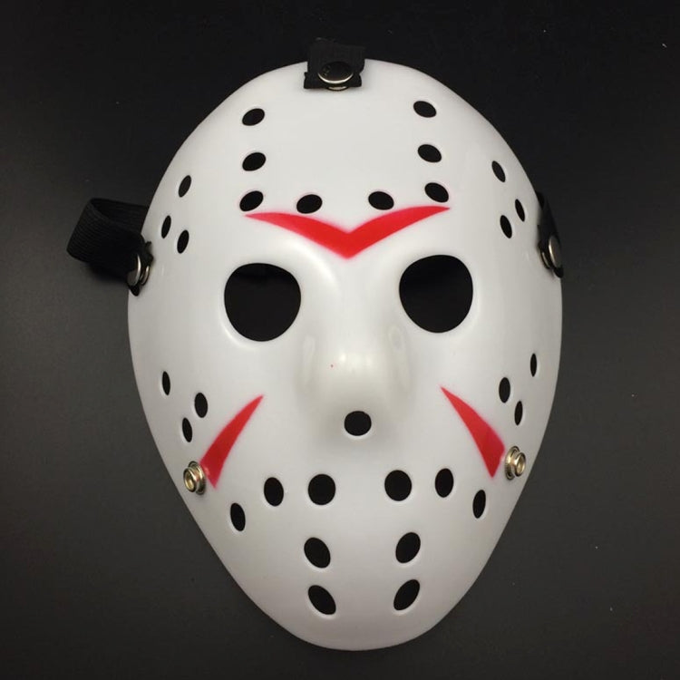 Halloween Party Cool Thicken Jason Mask, Red + White, Silver, Red + Yellow, Fluorescent Green, Gold