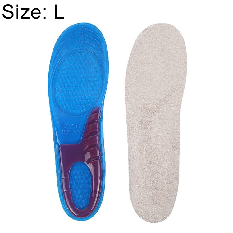 1 Pair Military Training Shock Resistance Sports Insoles Soft and Comfortable Stretch Thick Insoles, Size: L(43-46 Yards)