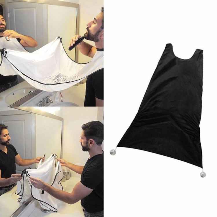 Professional Beard Apron Premium Salon Shaving Grooming Trimmings Facial Hair Catcher with Suction Cups