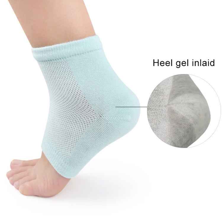 Polyester-cotton Gel Anti-foot Heel Dry Cracking Moisturizing Socks Protection Sleeve ,Random Color Delivery, Polyester-cotton Socks