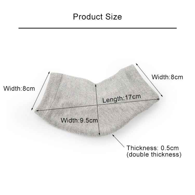 Polyester-cotton Gel Anti-foot Heel Dry Cracking Moisturizing Socks Protection Sleeve ,Random Color Delivery, Polyester-cotton Socks