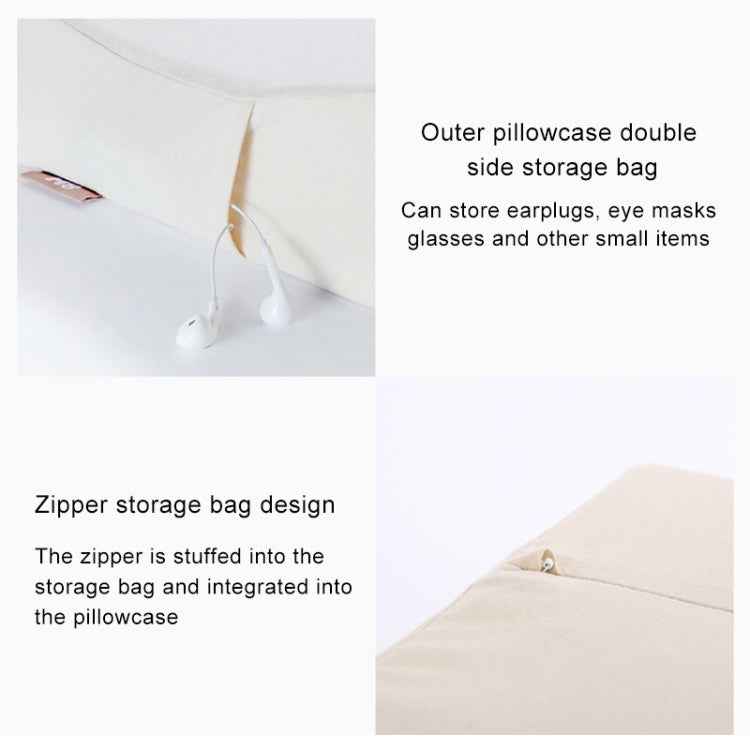 Original Xiaomi Youpin 8H Z2 Natural Latex Pillow Soft Breathable Spine Protection Massage Care Pillow with Cotton Pillowcase