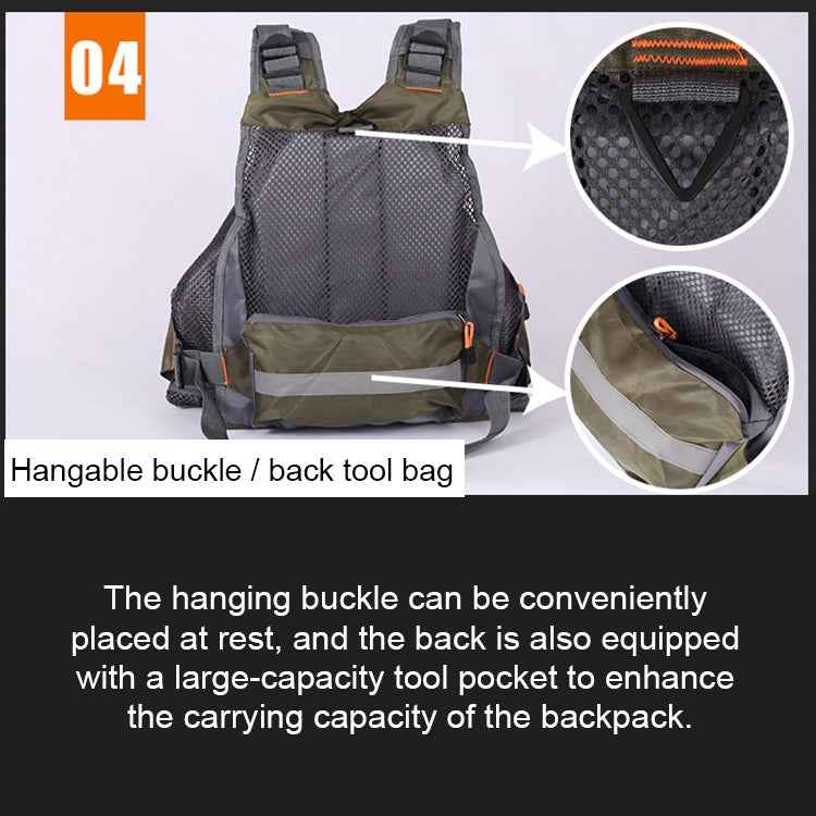 MANNER Outdoor Multifunctional Fishing Life Vest Swimming Life Jacket