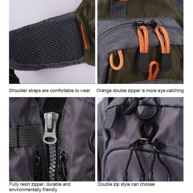 MANNER Outdoor Multifunctional Fishing Life Vest Swimming Life Jacket