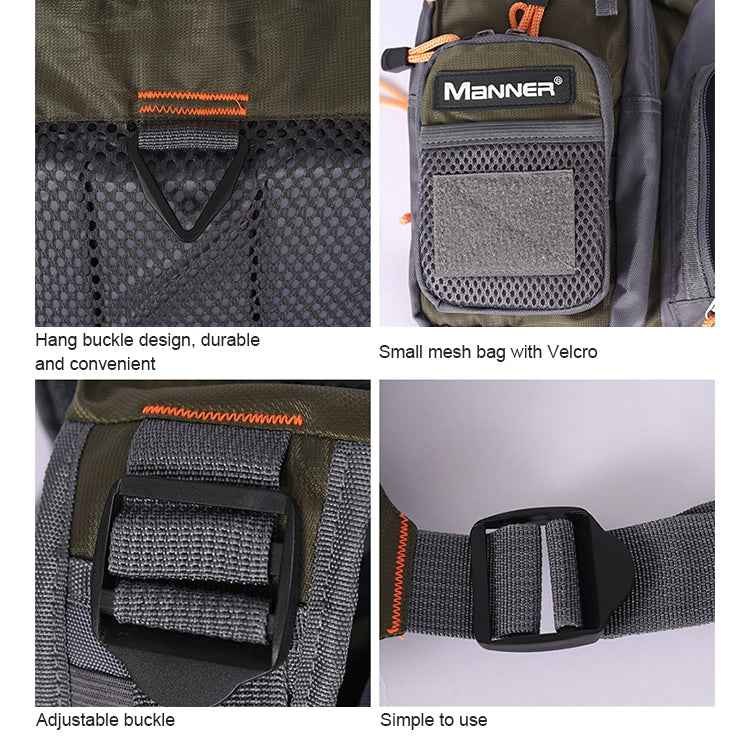 MANNER Outdoor Multifunctional Fishing Life Vest Swimming Life Jacket