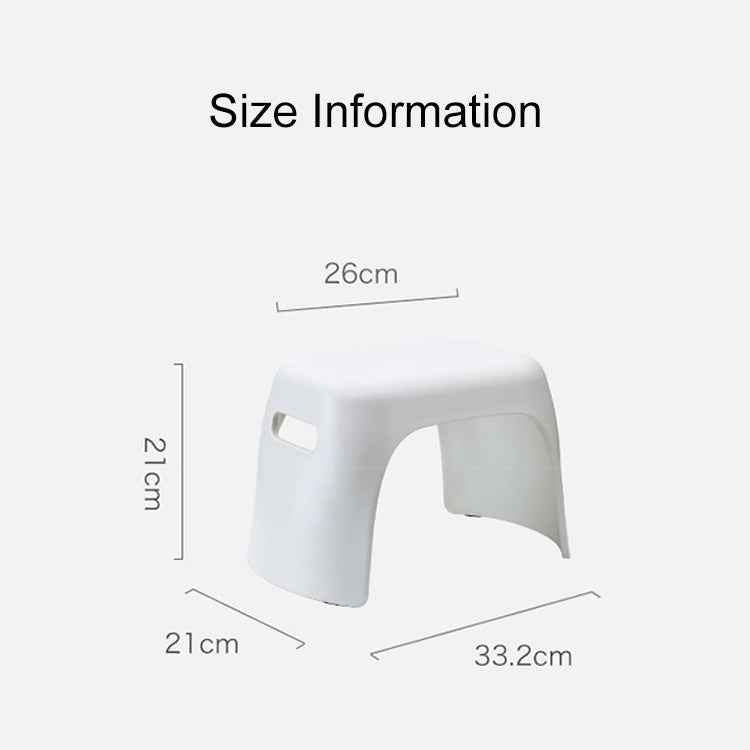 Thickened Plastic Chair Household Footstool Bathroom Anti-skid Small Stool for Children