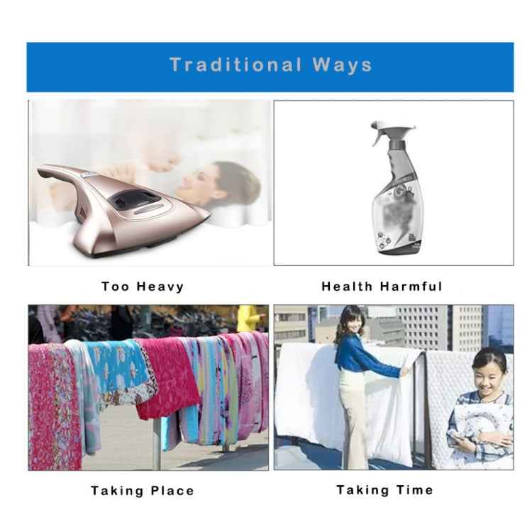 Household Wireless Ultrasonic Deodorizer Vacuum Cleaner Dust Mite Controller