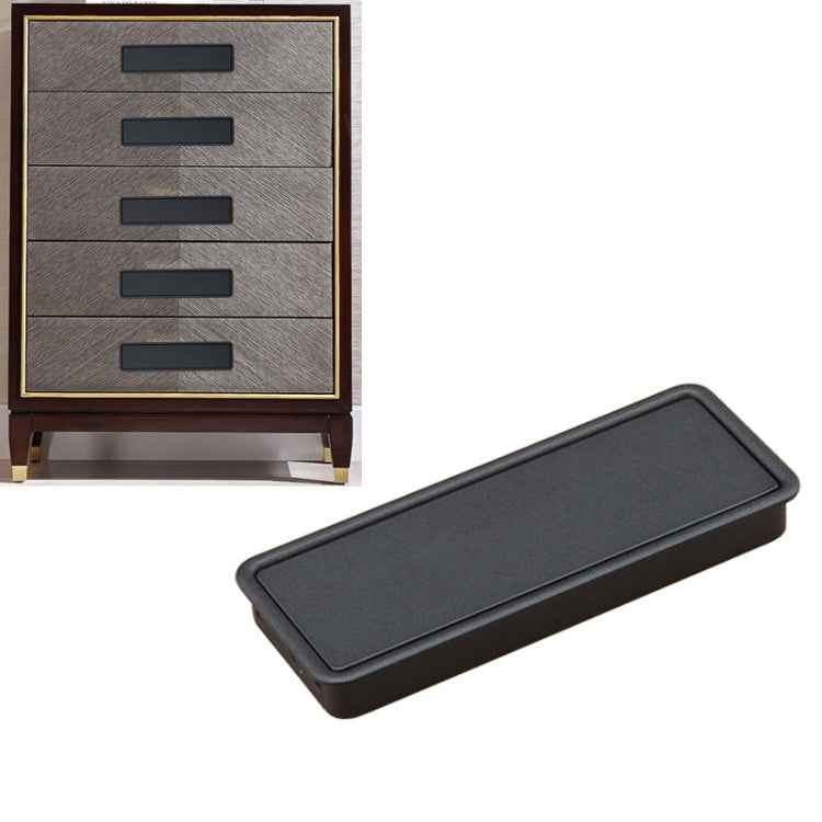 Simple Wardrobe Slotted Scrub Handle Concealed Recessed Drawer Invisible Handle, Hole Distance:96mm