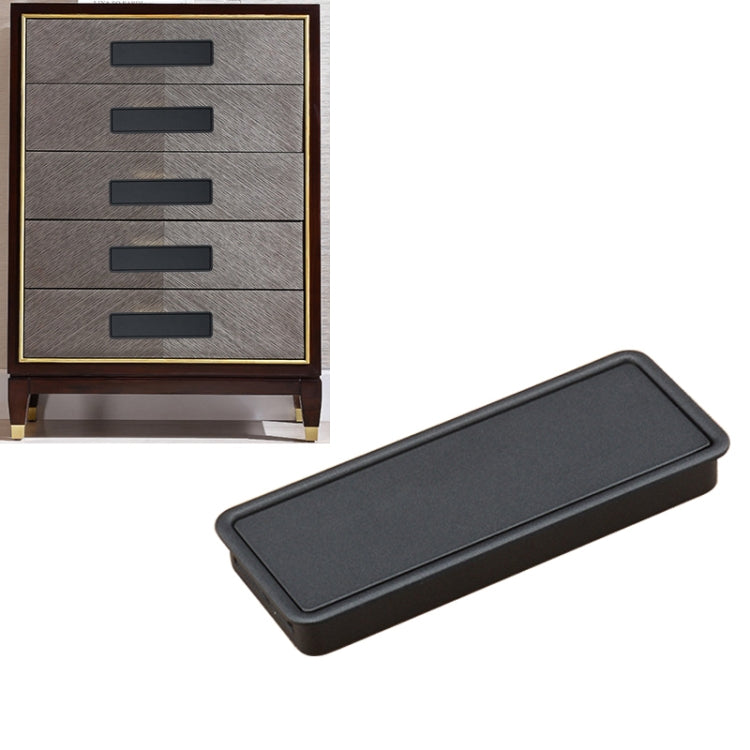 Simple Wardrobe Slotted Scrub Handle Concealed Recessed Drawer Invisible Handle, Hole Distance:96mm, 96mm