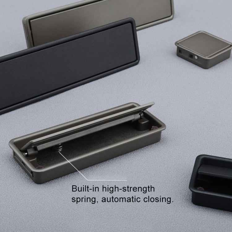 Simple Wardrobe Slotted Scrub Handle Concealed Recessed Drawer Invisible Handle, Hole Distance:96mm