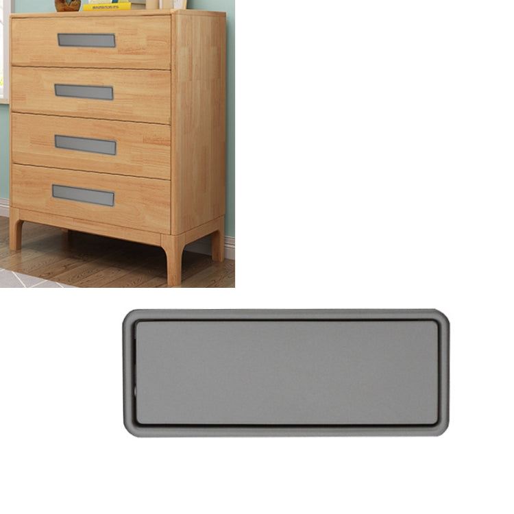Simple Wardrobe Slotted Scrub Handle Concealed Recessed Drawer Invisible Handle, Hole Distance:96mm, 96mm