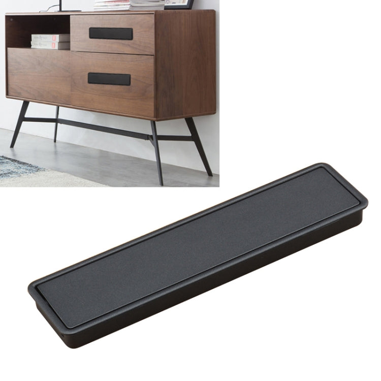 Simple Wardrobe Slotted Scrub Handle Concealed Recessed Drawer Invisible Handle, Hole Distance:160mm, 160mm