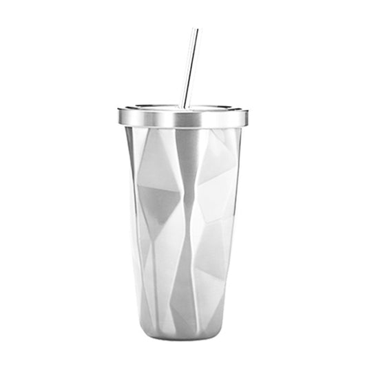 Gobelet à bec double couche irrégulier en acier inoxydable 304 de 500 ml