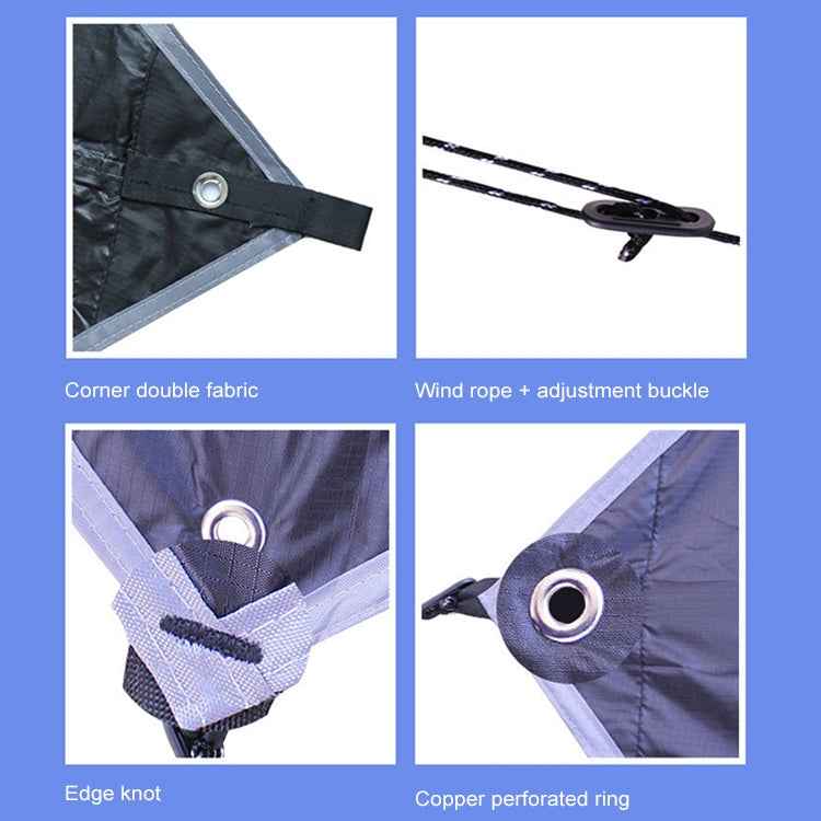 Outdoor Weatherproof Mosquito Net Hammock Backdrop Set