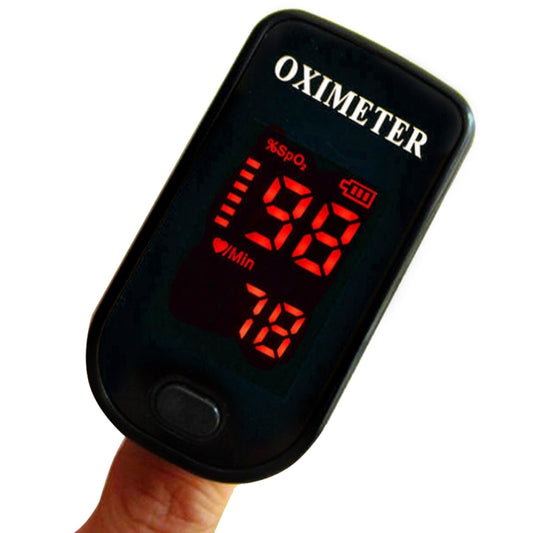Oxímetro de pulso de dedo con pantalla LED HD, equipo portátil, monitor de oxígeno en sangre, pulsioxímetro, M130 (negro), M130 (naranja), M130 (verde), M130 (azul), M130 (magenta).