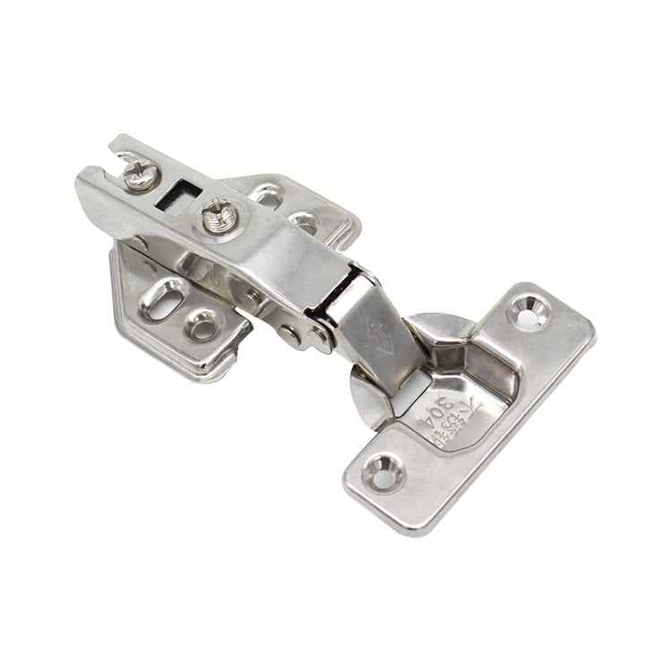 2 PCS Stainless Steel Hydraulic Hinge Copper Rod Hydraulic Buffer Hinge, 781 Straight Arm