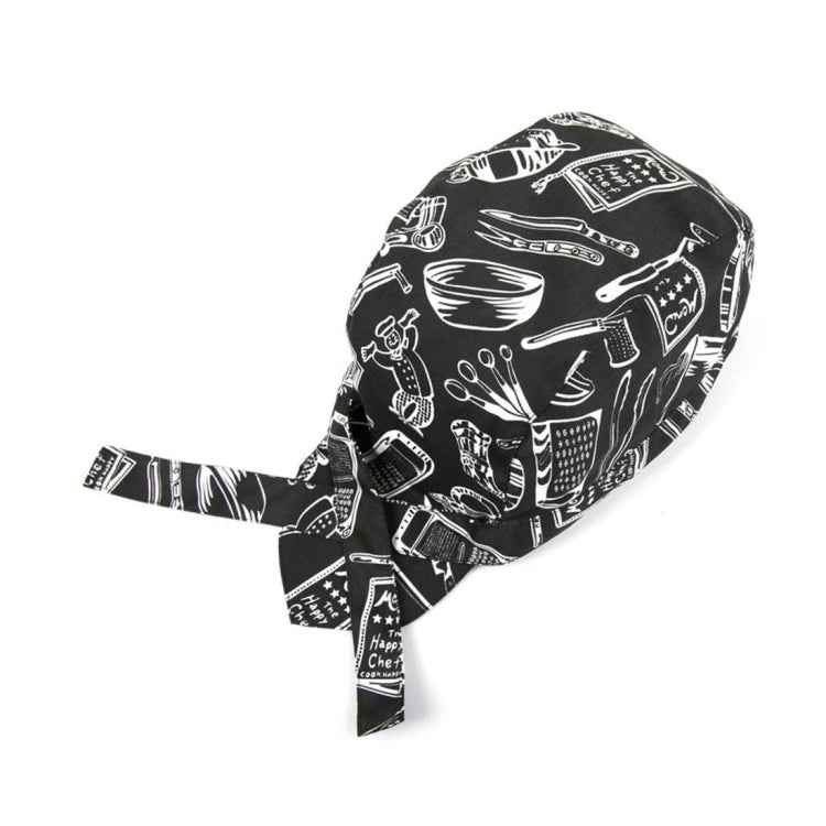 Simple Style Unisex Chef Waiter Work Cap Pirate Hat Turban Cap