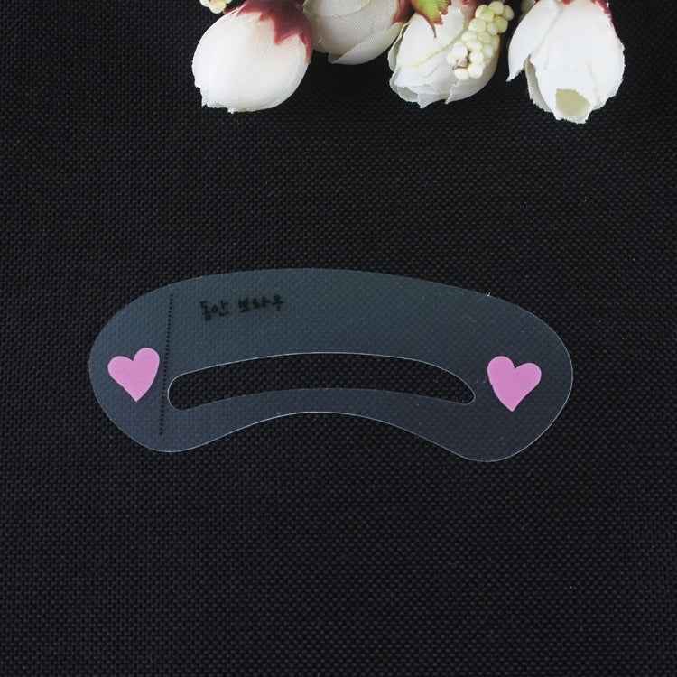 50 PCS 3 in 1 Eyebrow Stencil Shape Template Tools