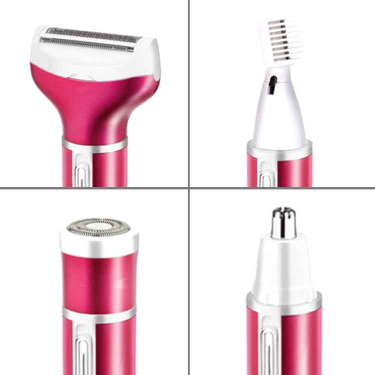 4 In 1 USB Rechargeable Vibrissa Eyebrows Trimmer Body Hair Denuding Machine Set with USB Cable