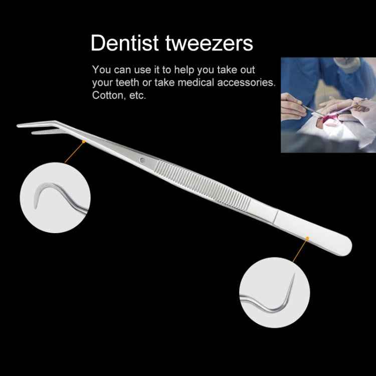 10 PCS Stainless Steel Hoe Shape Dentist Tools