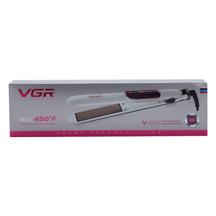 VGR V-509 35W 5 Gears AdjustableHair Straightening Curling Iron Dual-use, Plug Type: EU Plug