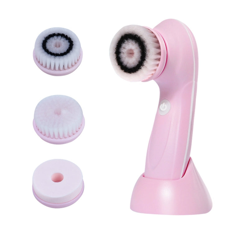 3 in 1 USB Charging Electronic Cleaning Face Beauty Instrument Pores Nose Blackhead Facial Cleansing Brush