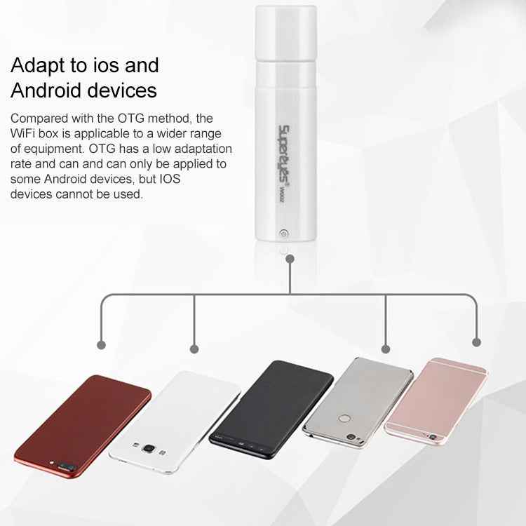 Supereyes W002 USB Digital Endoscope Mobile Phone Tablet WIFI HD Video Transmission Box