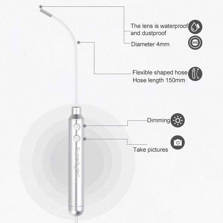 Supereyes Y001 Ear Mite Mouth Electronic Digital Fixed Focus Endoscope