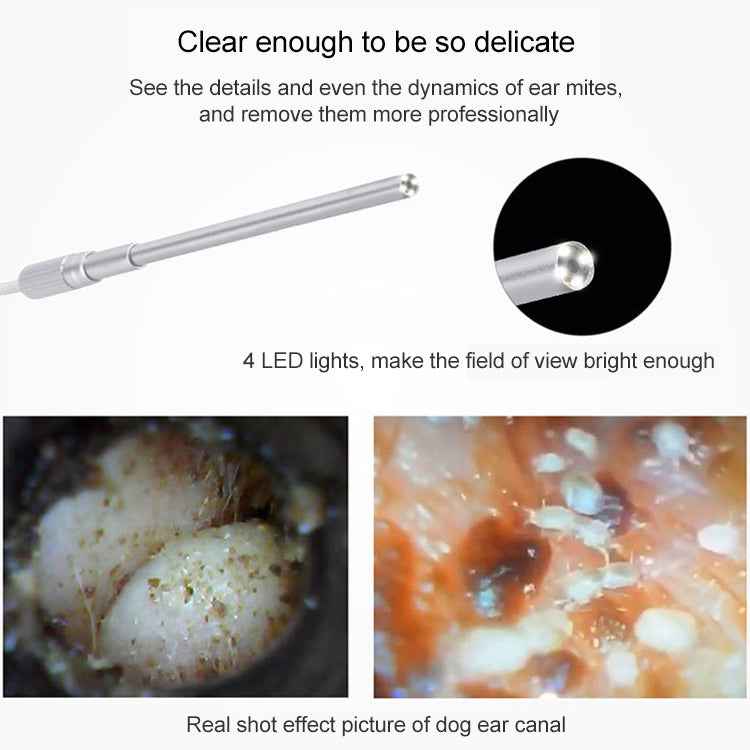 Supereyes Y003 Pet Ear Canal Nasal Cavity Waterproof Electronic Digital Endoscope