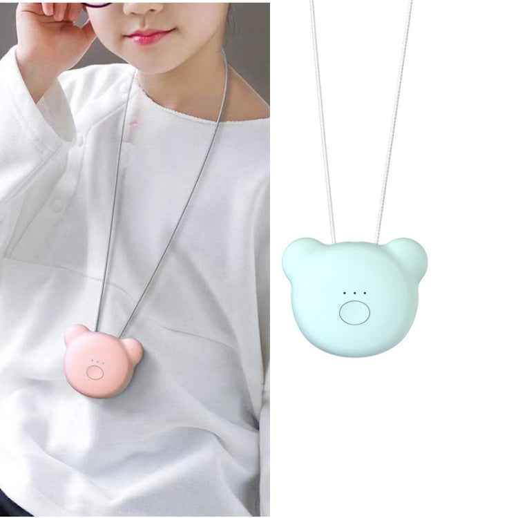 Mini Bear Style Neck Formaldehyde Negative Ion PM2.5 Removal Air Purifier for Kids