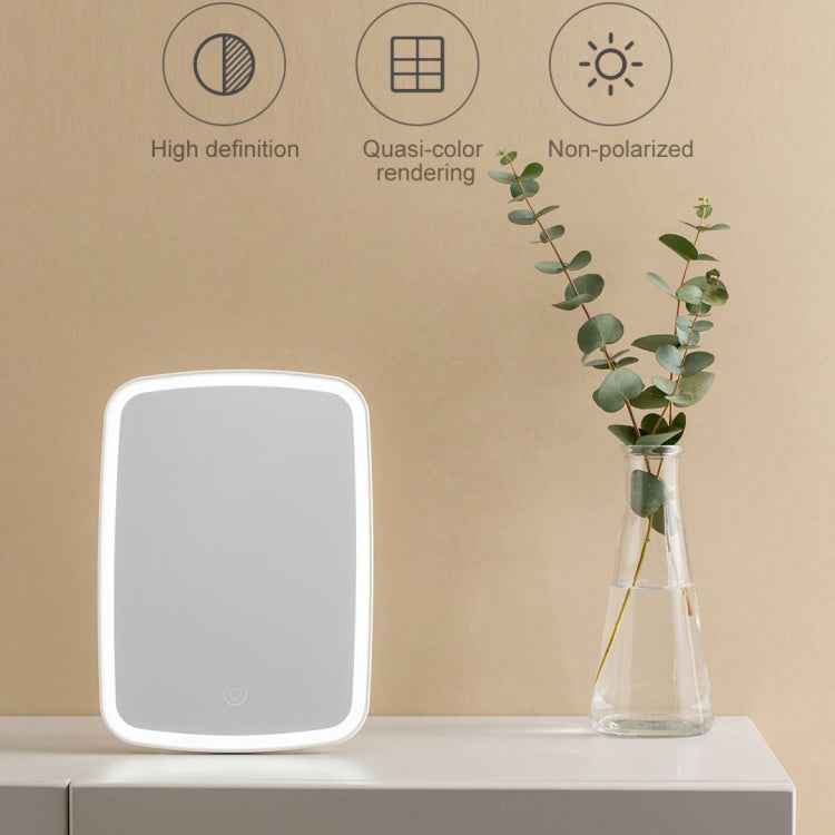 Original Xiaomi Youpin jordan&judy Single-sided Square Desktop LED Cosmetic Mirror, Single Color Style