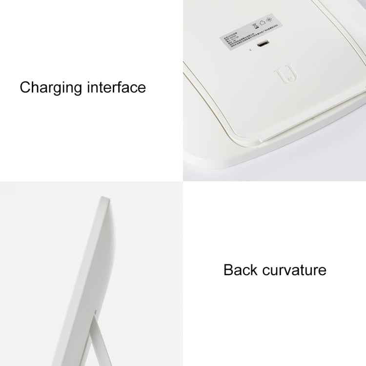 Original Xiaomi Youpin jordan&judy Single-sided Square Desktop LED Cosmetic Mirror, Single Color Style