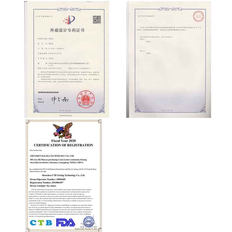 BLK-D020 Ion Import and Export Instrument Facial Beauty Massage Instrument Heating Vibration Ffacial Skin Care Instrument