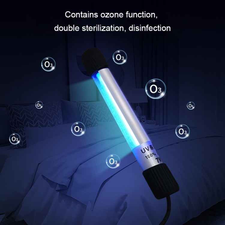 60W 69cm Length Ozone UV Strong Light Disinfection Portable Anti-virus Sterilization Lamp Bar Strip, CN Plug