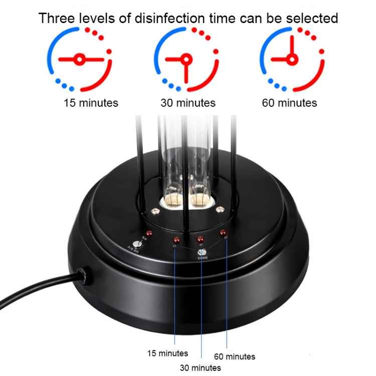 38W Desktop UV Light Lamp Disinfection Anti-virus Sterilization Lamp Bar Strip with Remote Control, 3 Pin CN Plug
