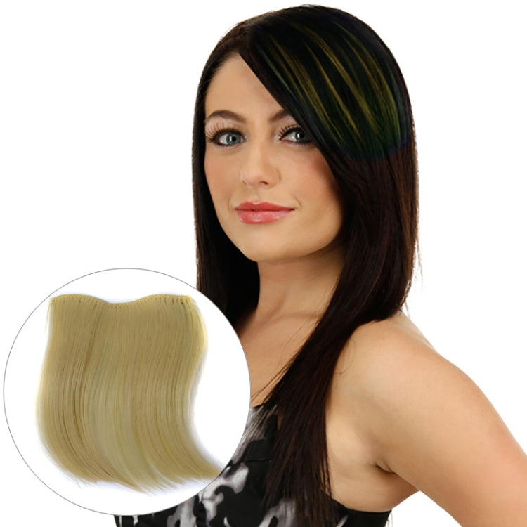 Color Gradient Invisible Seamless Hair Extension Wig Piece Straight Hair Piece Color Bangs Hair Piece