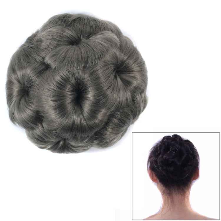 Wig Ball Head Flower Hairpin Hair Bag Wig Headband for Bride